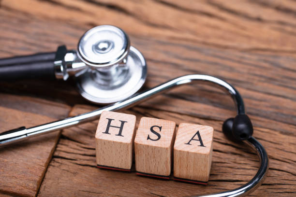 HSA Health Savings Account Wooden Blocks